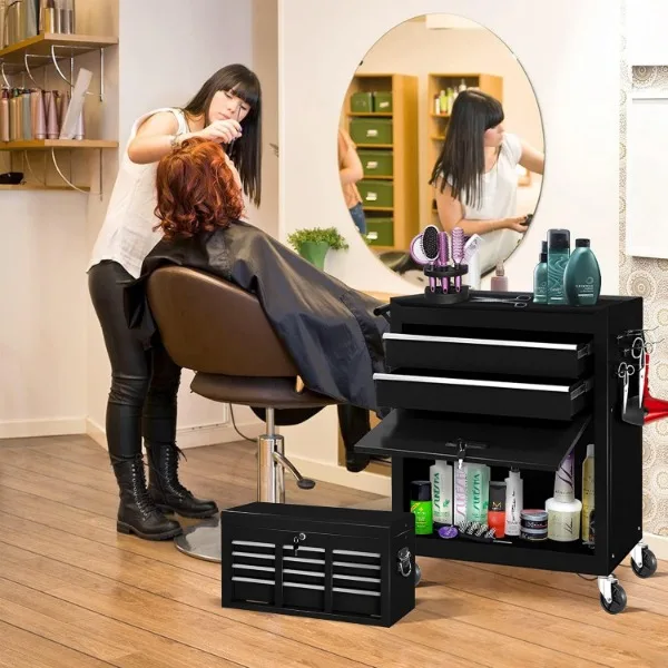 INTERGREAT Rolling Tool Chest with Wheels and 8 Drawers, Detachable Large Tool Cabinet with Lock for Garage 3