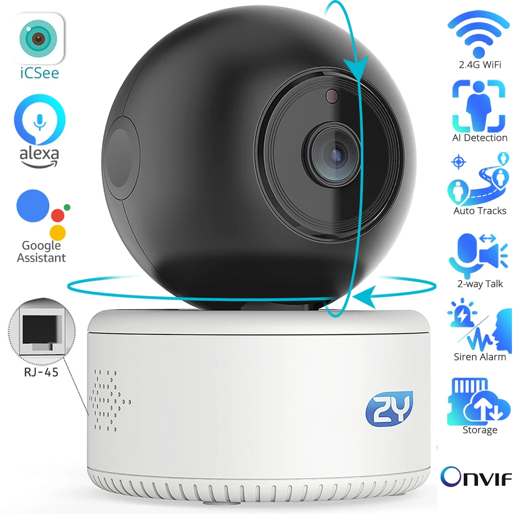 Indoor Pan/Tilt Smart Wi-Fi Camera