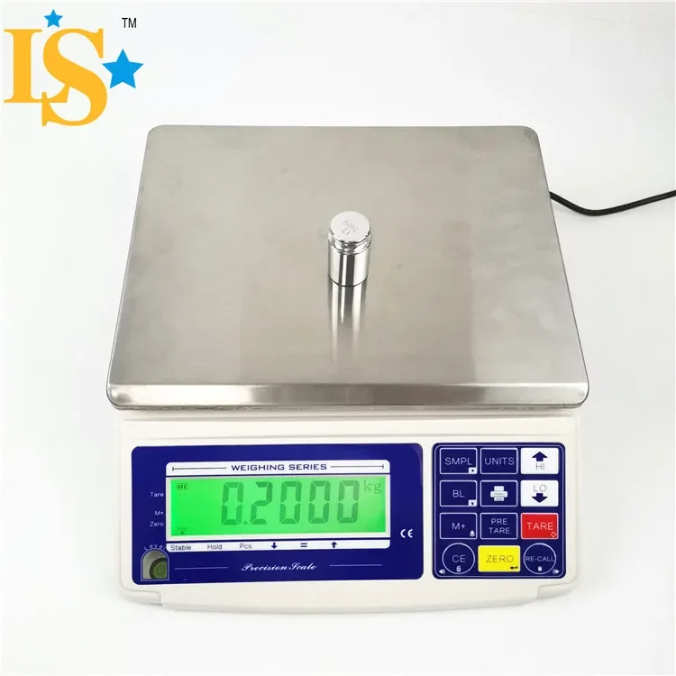 20kg 0.1g high sensitive weighing scales balance accuracy precision electronic scale with lcd