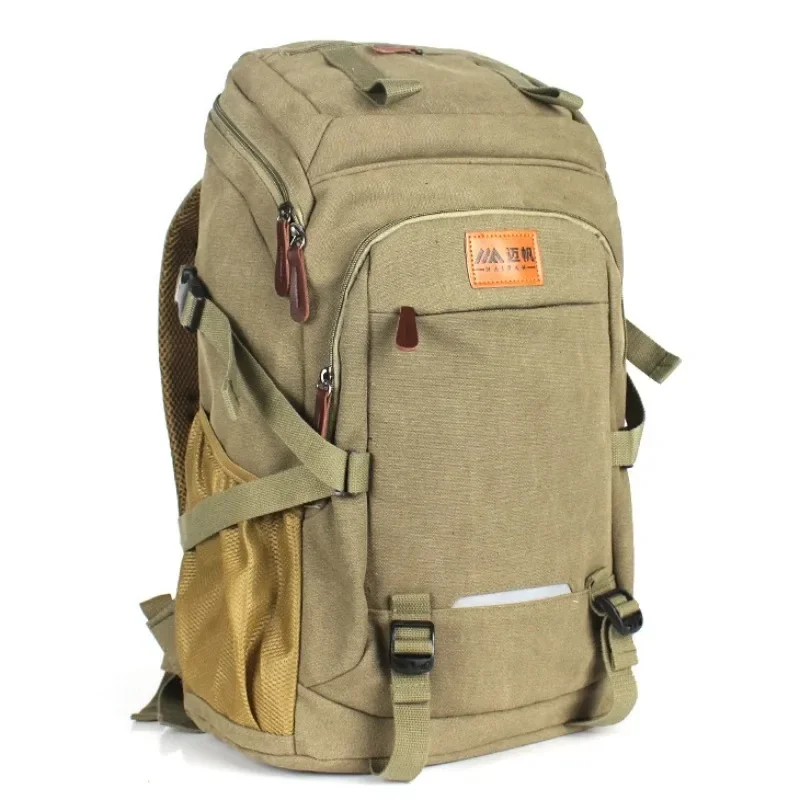 Large Capacity Wear Resisting Canvas Unisex Travel Backpack
