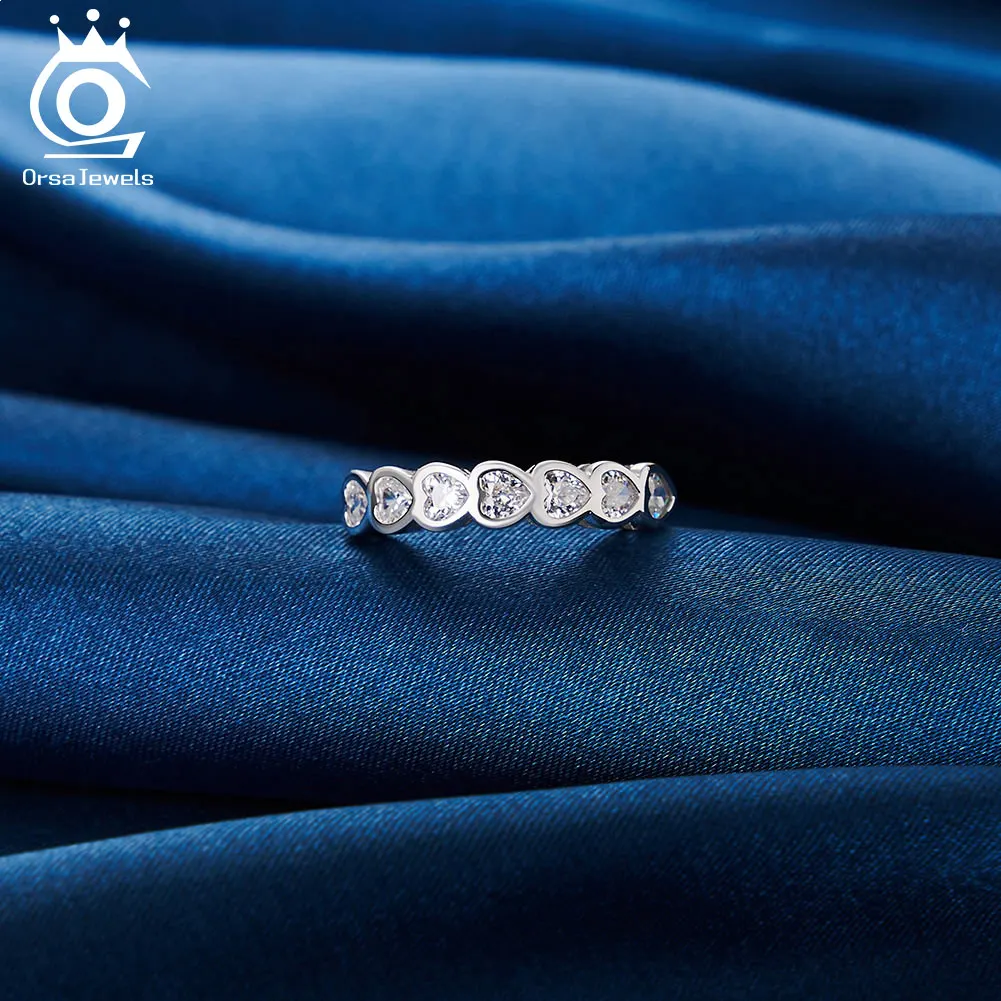 orsa リング ring ORSA JEWELS Authentic 925 Silver Infinity Ring Women Fine
