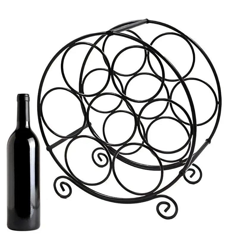 

Wine Bottle Stand for Table Red Wine Storage Rack Wine Holder Kitchen Assembled Display Stand Organizer Bar Storage Bottle Rack