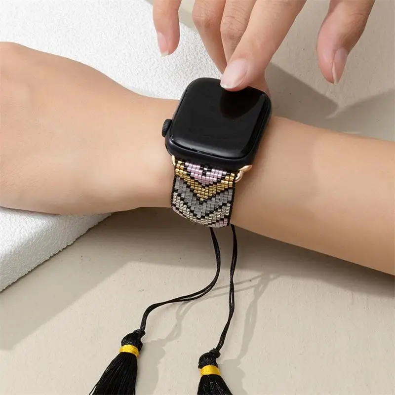 BLUESTAR Miyuki Seed Bead Watch Band Jewelry Handmade Woven  display picture 1