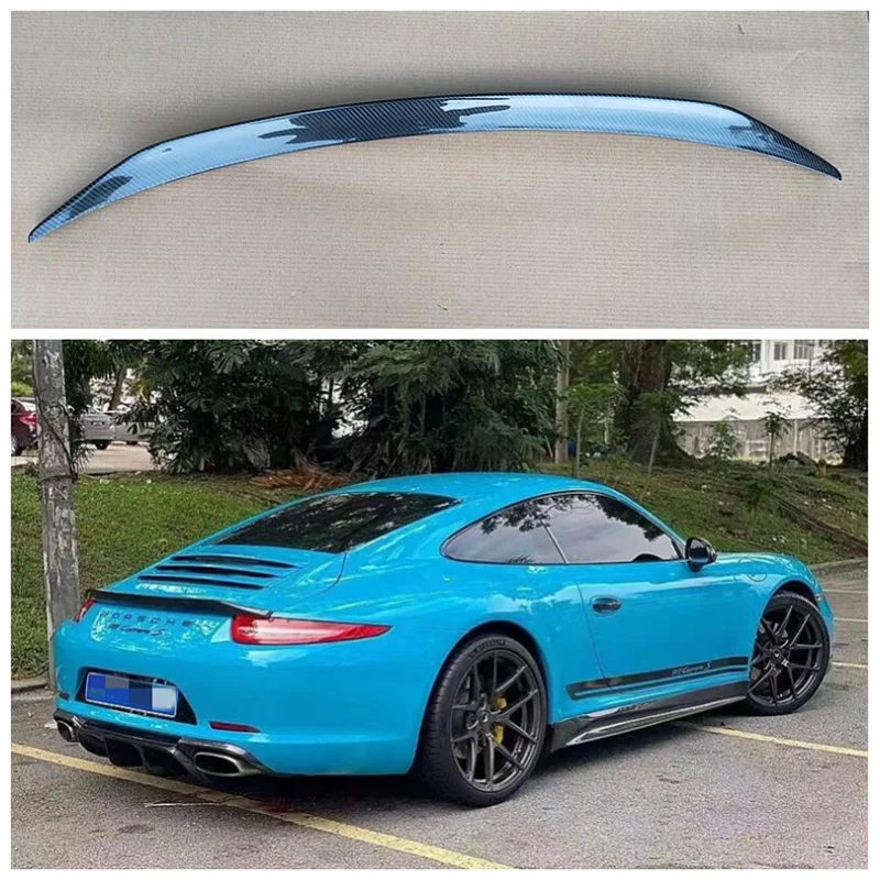 

Fits For Porsche 911 991 2013 2014 2015 2016 High Quality Carbon Fiber Rear Trunk Lip Roof Spoiler Wing