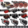 MOC Building Blocks Military Figures Accessories Napoleon Medieval Cannon Mini Brick Pirate Ship Buy Goods Boy Girl Toy Gifts 1