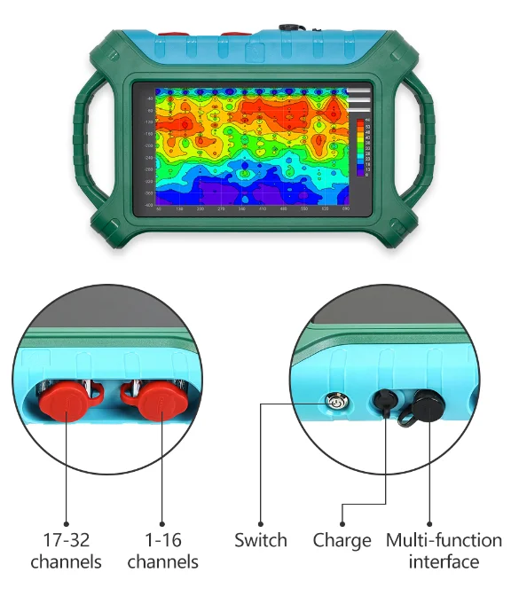 Hot Selling! ADMT-4000SX-32D High Accuracy Water Detector Underground / Water Fi