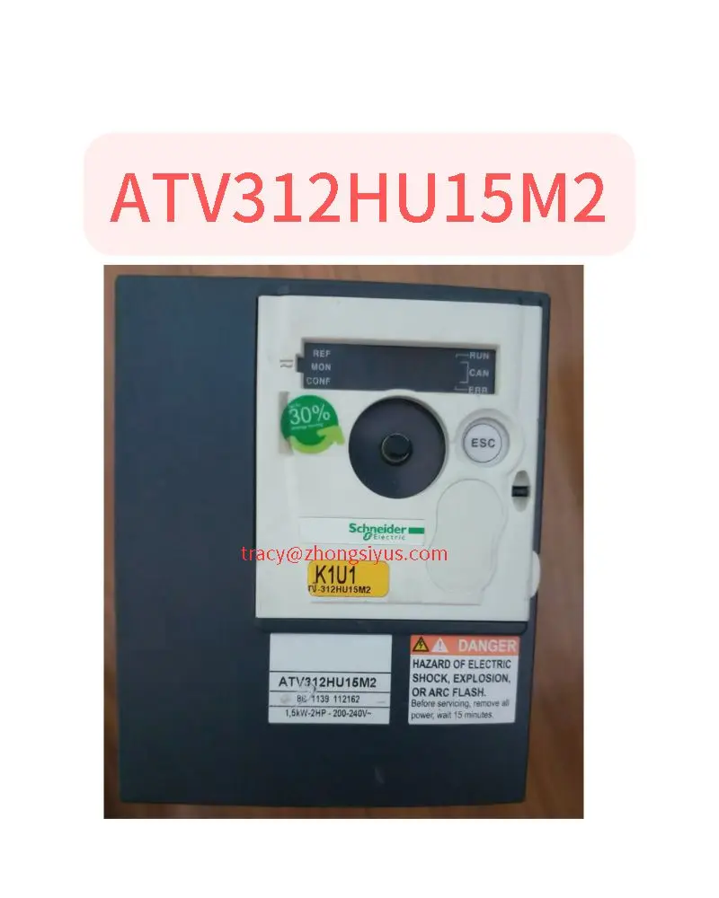 

Used inverter 1.5kw single phase input ATV312HU15M2 test function normal