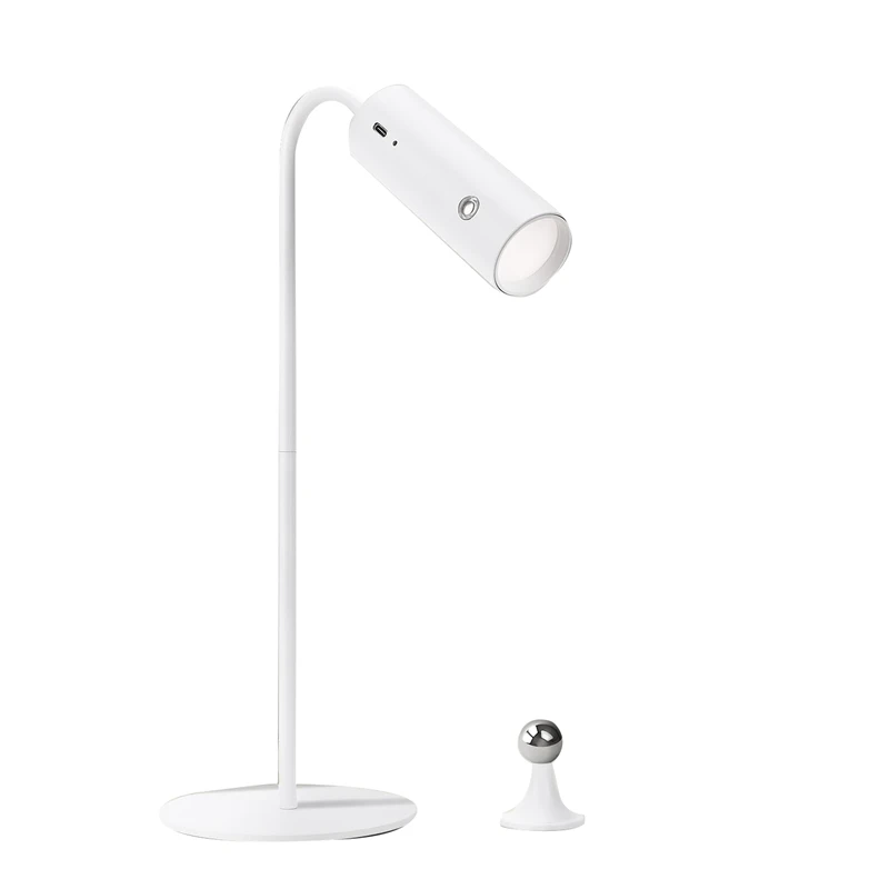 

Stepless Dimmable Desk Lamp Eye-Protecting Reading Light With USB Port, For Home Office Bedroom