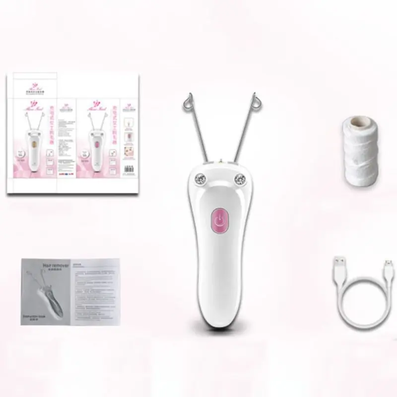 Épilateur à fil de coton pour poils du visage et du corps_voghion.com