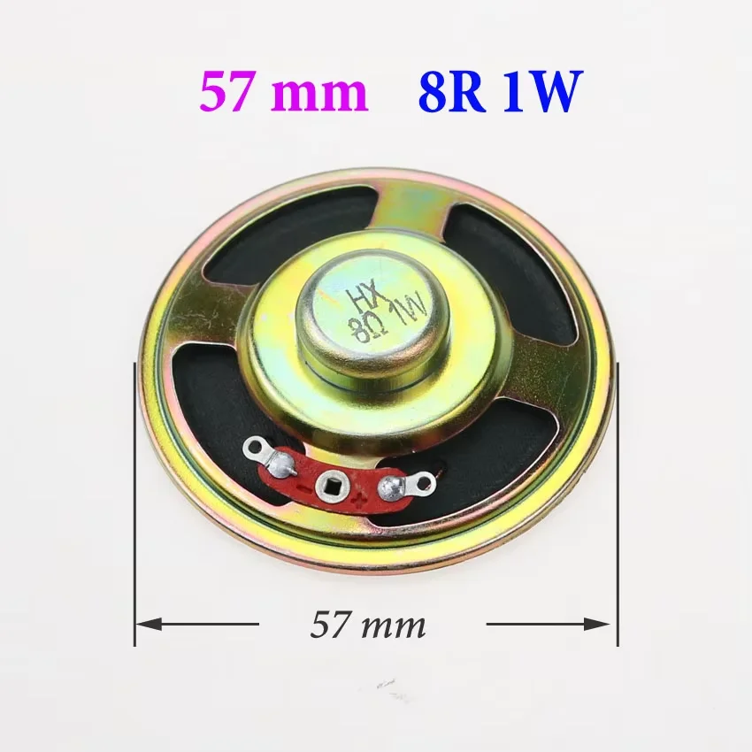 Compact Circular Acoustic Speaker Set - 2-Piece, 8 Ohm, Multiple Diameter Options
