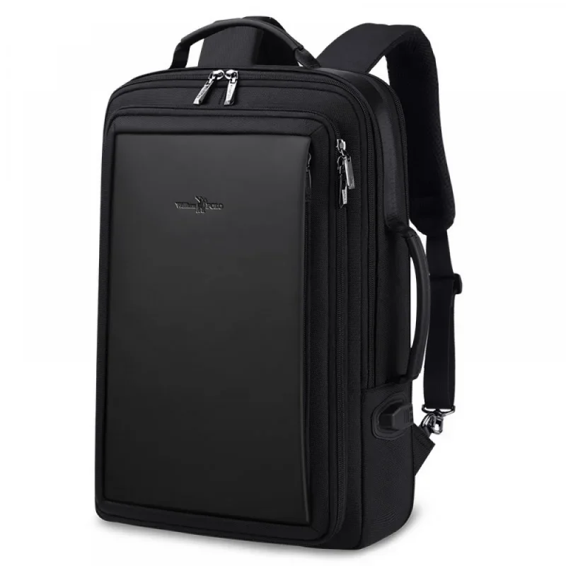 

New styleKing Paul Men's Backpack Solid Color Business Travel Lightweight Simple Computer Bag Leisure Large Capacity Backpack