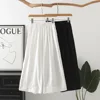 Plus Size Plus Size Women's Casual Wide Leg Pants Elastic Waist Hidden Belly Skirt Pants Summer 2025 Ice Silk Hemp Fabric Adu...