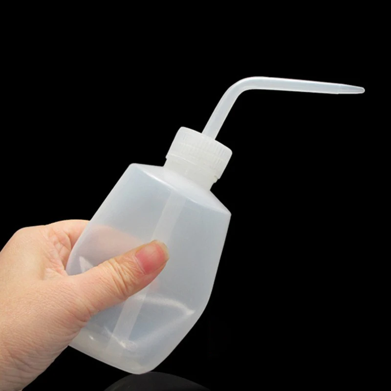 체중계 세척병 곡선 입, PE 소재 화학 솔벤트 특수 스퀴즈 병, 150, 250, 1000ml