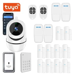 Tuya Smart Home Camera Hub Wifi Alarm System 433mhz Burglar Security Alarm Siren Smart Life App Control Wireless Home Alarm Kits