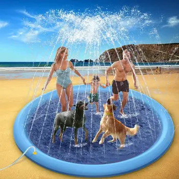 Water Fountain Pool Play Water Fun PVC Inflate Lounge Floating Children Summer Bath Pools Sea Beach Garden Toys 1