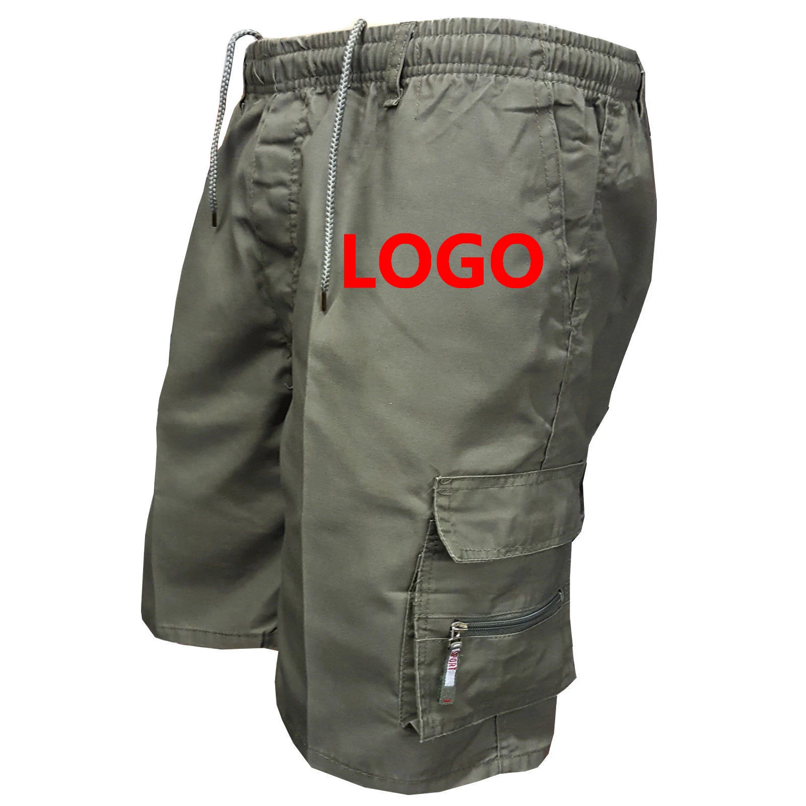 Custom Logo 2023 Summer Men's Cargo Shorts Bermuda High Quality Army Military Multi-Pocket Casual Male's Outdoor Short Pants