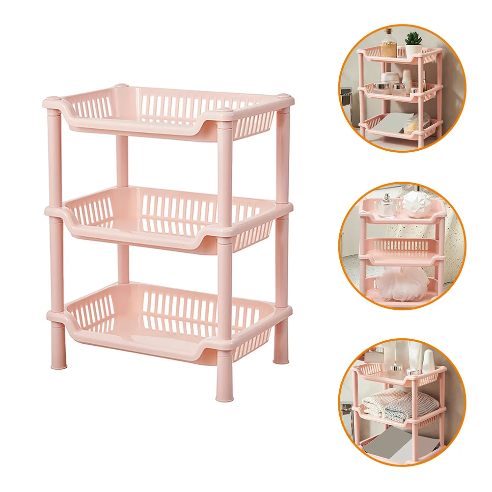 

3-Tier Vanity Tray Corner Shelf Perfume Skincare Organizer Toiletry Storage Rack