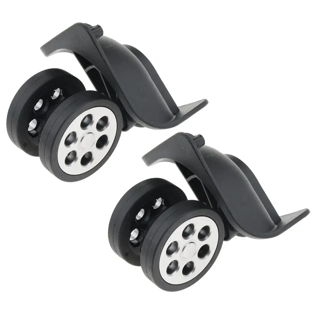 

2 Pieces Travel Luggage Wheel Universal 360 Degree Swivel 85