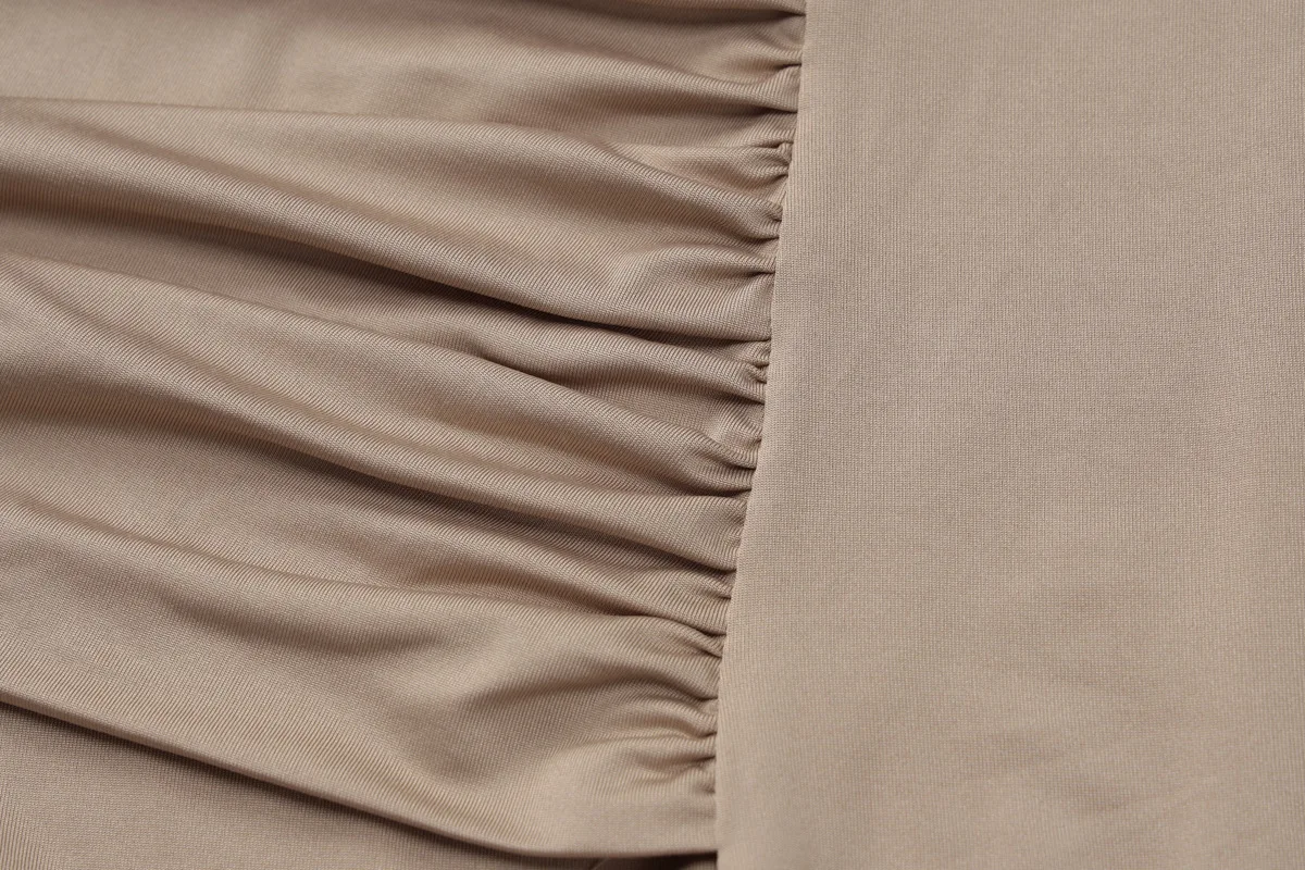 Autumn Pleated Twist Long Dress Women's Fashion High Waist Slim Solid Skinny Party Dress Gown Female Bodycon Maxi Dress