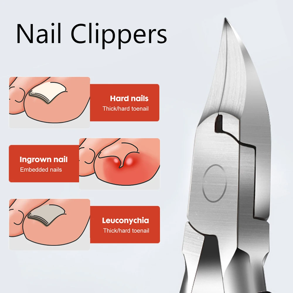 Nail Clipper,Premium Stainless Steel Fingernail and Toenail Clipper Cutters,  Fingernail Clipper Cutters with Nail File Sharp. - AliExpress