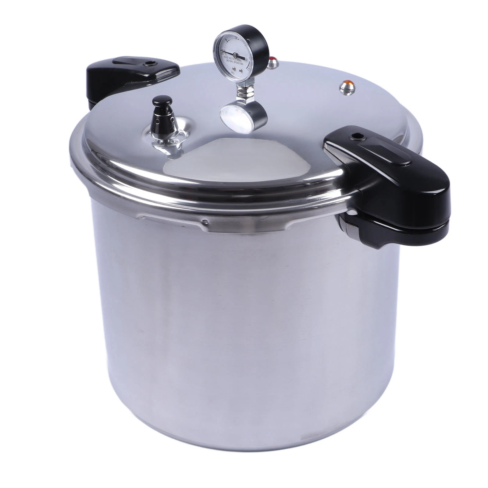 Stovetop Pressure Cooker Thickened Fast Heat Conduction Aluminium Alloy Pressure Canning Pot High Temp Resistant for Gas Stove