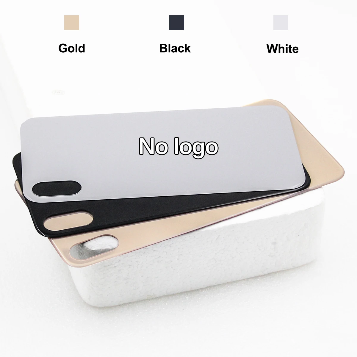 Tampa Traseira de Vidro para Bateria iPhone X / XS / XS Max - Peça de Reposição da Carcaça Traseira