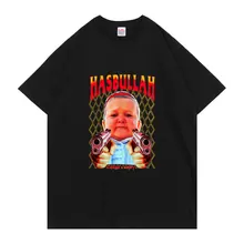 

Classic Hasbulla Fighting Meme Tshirt Fan Gift Mini Khabib Blogger T-shirt Men and Women All-match Tee Crewneck Unisex T Shirts