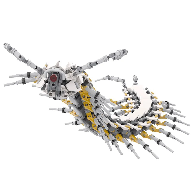 

MOC set simulation insect mecha big centipede animal assembly building block puzzle childrens gift model toy decoration series