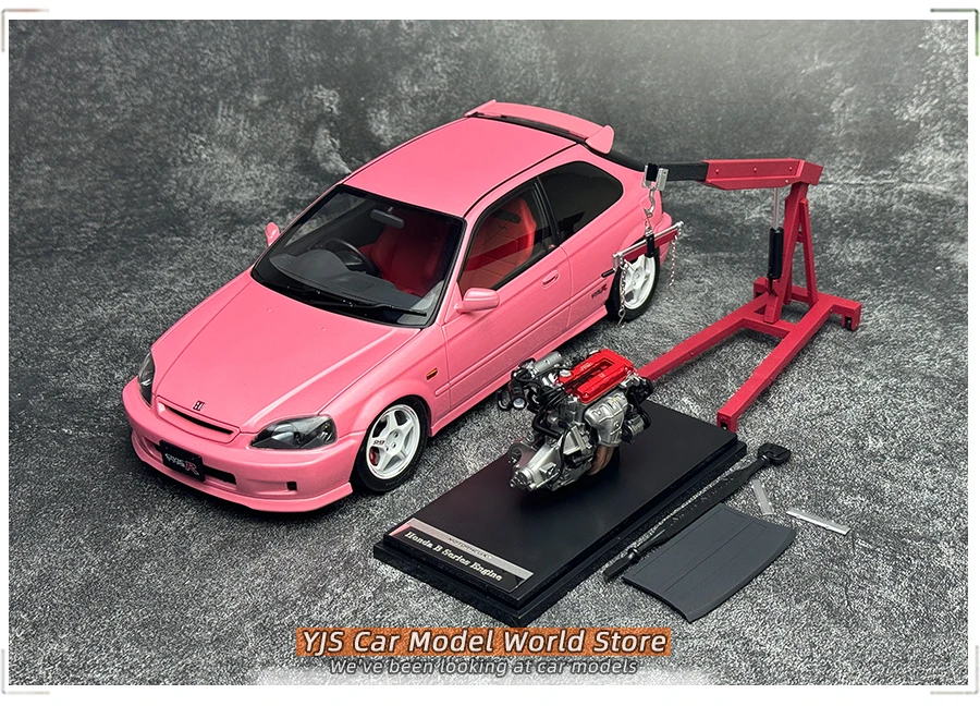 Motorhelix MH 1:18 FOR Honda Civic TypeR EK9 Car model
