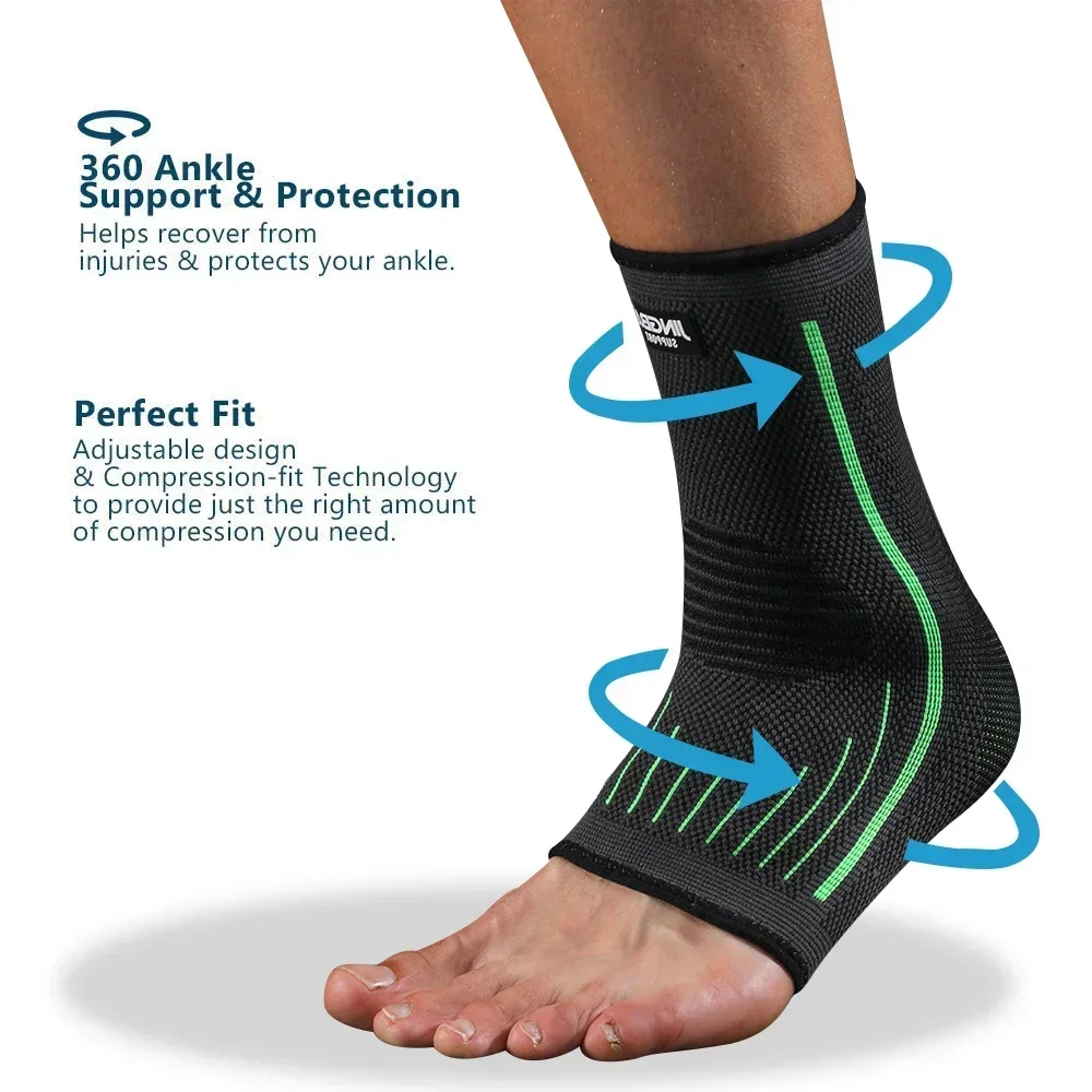 Ankle Support Brace 1Pc Achilles Tendon Support Plantar Fasciitis Sock Ankle Compression Sleeve for Running Tendonitis and Flat Feet Relief