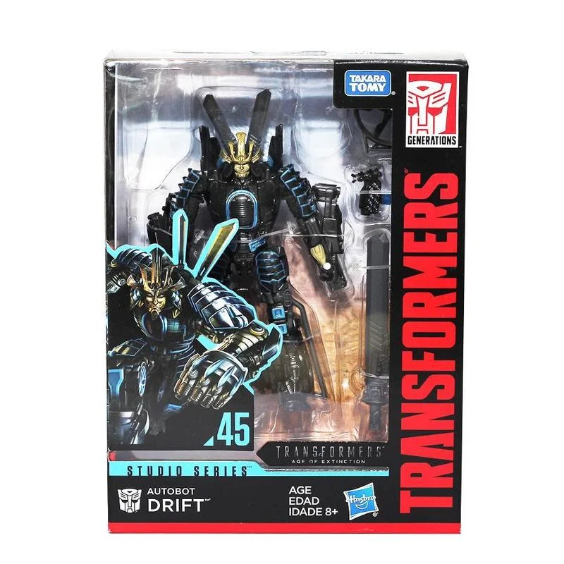 

Original Takara Tomy Hasbro Transformers Toys Studio Series 45 Drift Deluxe Class Age of Extinction Movie Autobot Action Figures