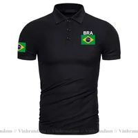 Brésil Polo Hommes Brésil Polos Nouveau Streetwear 2023 Hauts Maillots Polos Vêtements Nation Brésilien Drapeau Brésil BR T-shirt 3