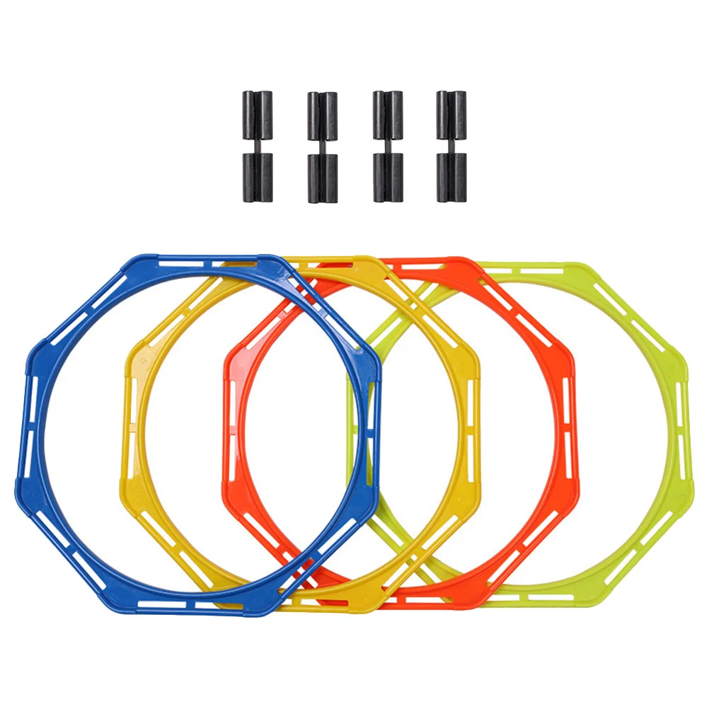 

4Pcs Multi-function Agility Rings Portable Agility Circles Professional Speeds Train Rings