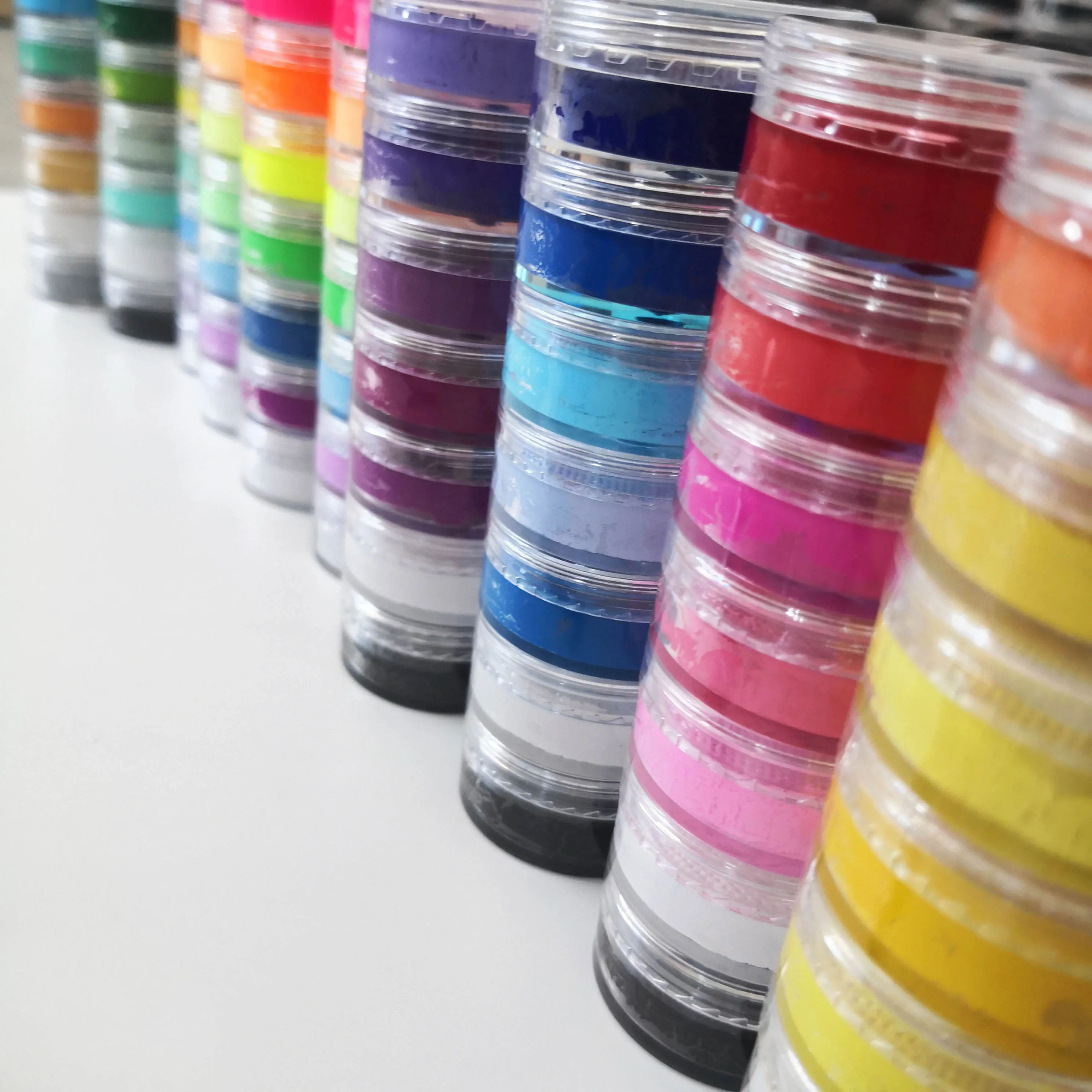 10g Face Paint 7 Colors Tower Professional UV Colors Water Activied Makeup Eyeliner Neon Body Art Cake Split 2