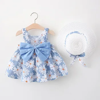 Chrysanthemum Bow Baby Dress 1