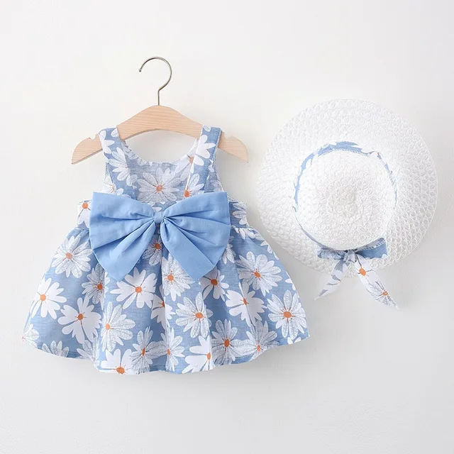 Chrysanthemum Bow Baby Dress 1