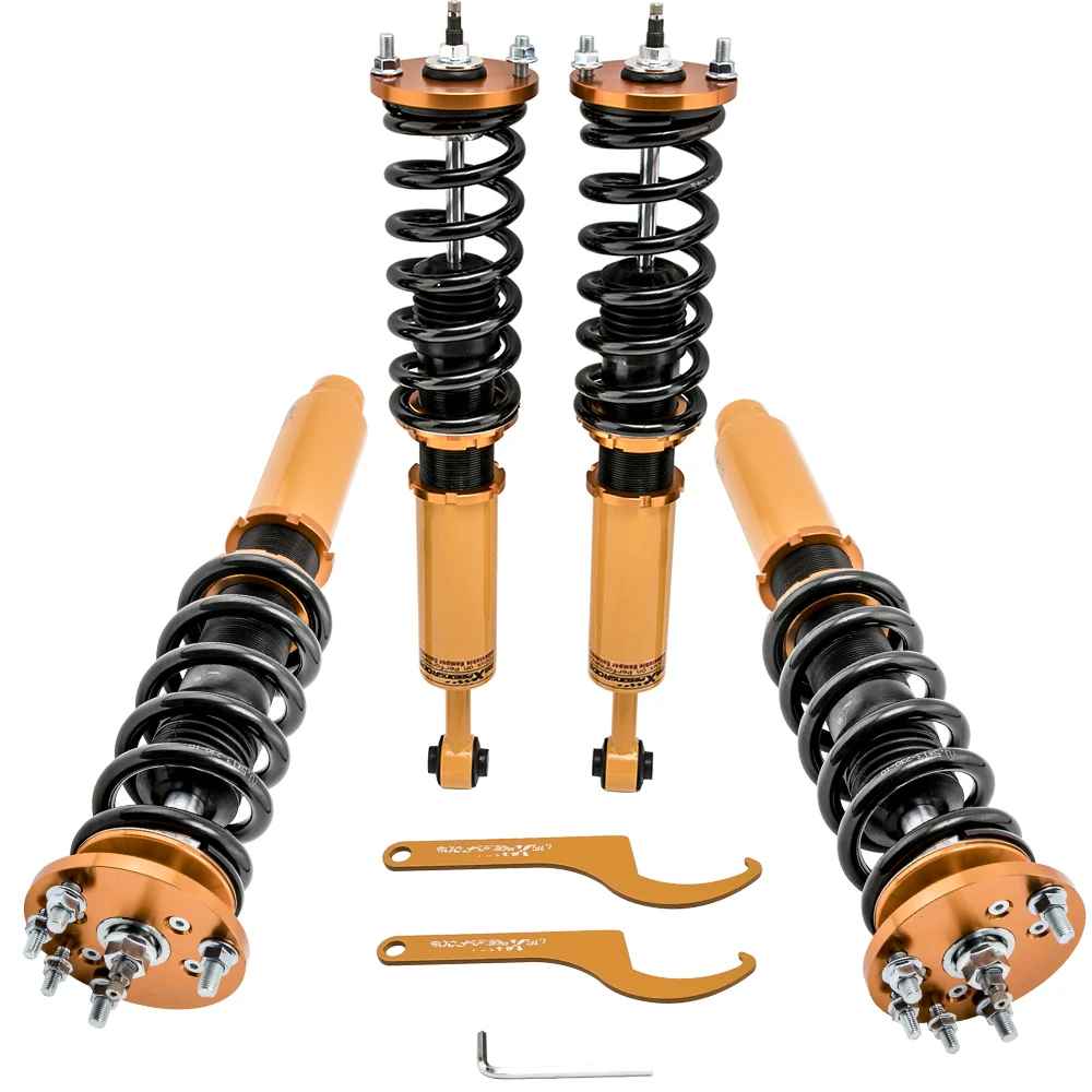 

Coilovers 24 Way Damping Suspension Lowering Kit For Honda Accord 03-07 Shocks Struts Coilover Suspension Spring Struts