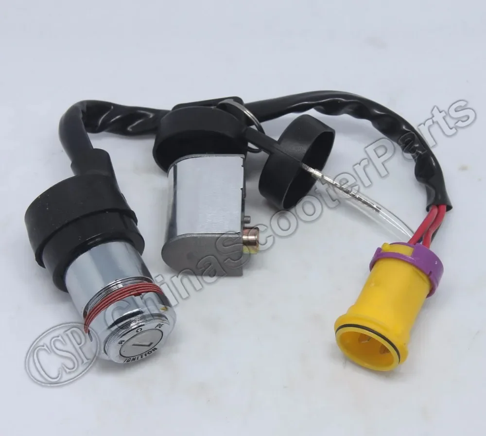 

Buyang 300CC ATV Quad D300 G300 waterproof Ignition Key Switch 5.3.01.0013 5.3.01.0012