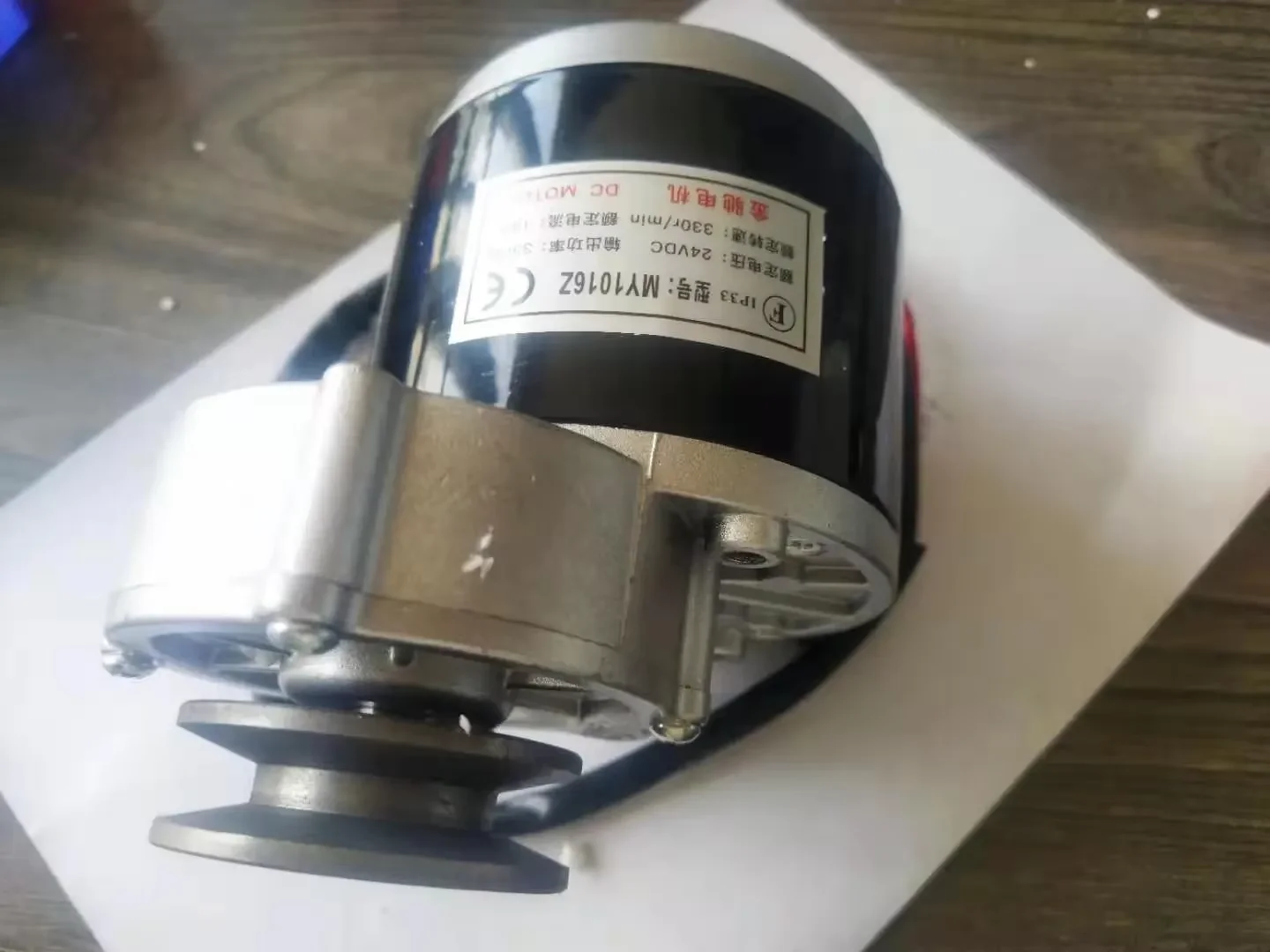 250W 350W 12V 24V 36V DC Gear Brushed Motor MY1016Z With Belt Pulley Electric Tricycle Electric Bicycle Motor