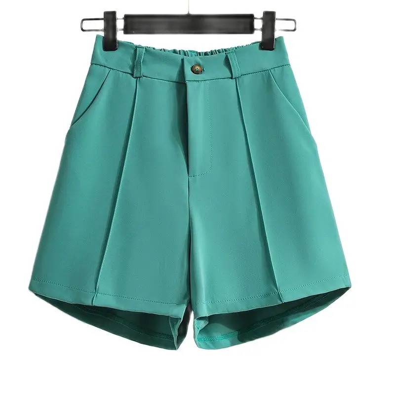 

Black Green Summer Style Women'S Baggy 2023 Trend Streetwear Shorts Female Clothing High Waist Vintage Korean Fashion