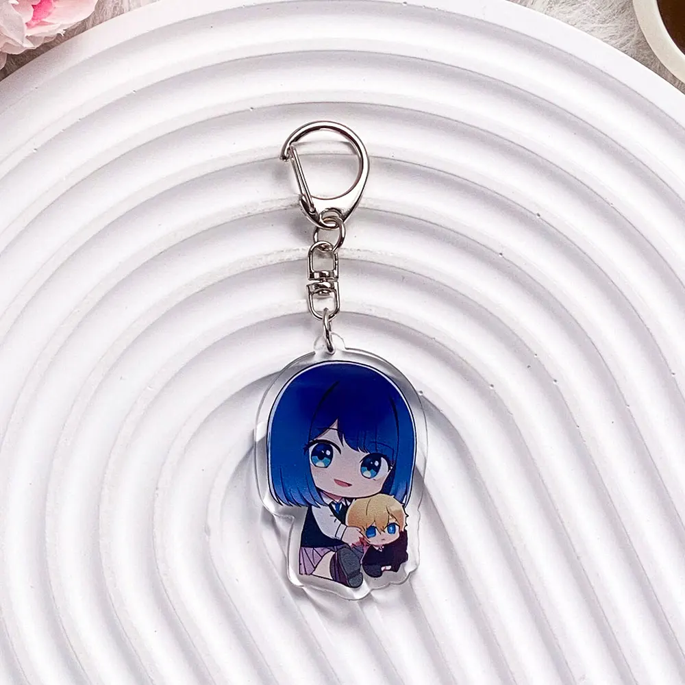 Anime-Inspired Acrylic Keychain Set - Creative Bag Charms & Fun Backpack Pendants (9 Pieces)