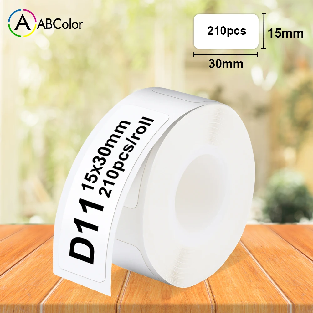 

Niimbot D11 D110 Label Tape 15*30mm for Niimbot D11 D110 Wireless Label Printer Waterproof Self-adhesive D11 D110 Label Paper