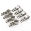 2~20Pcs SS304 Stainless Steel Pipe Clamp Wave Sunshade Nets Accessories Sun Shade Net Install Kit Adjustable Fixed Pipe Clamps 3