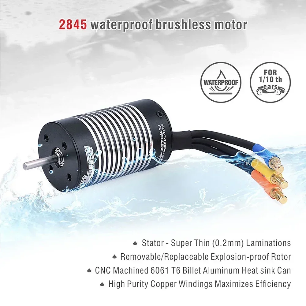 Surpass Hobby Rocket 2845 防水ブラシレスモーター 45A ESC