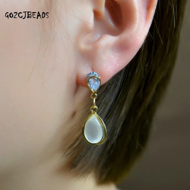 MYOP 2023 Jewelry 925 Sterling Silver Like One Word Opal Earrings Custom  Wholesale Birthday - AliExpress