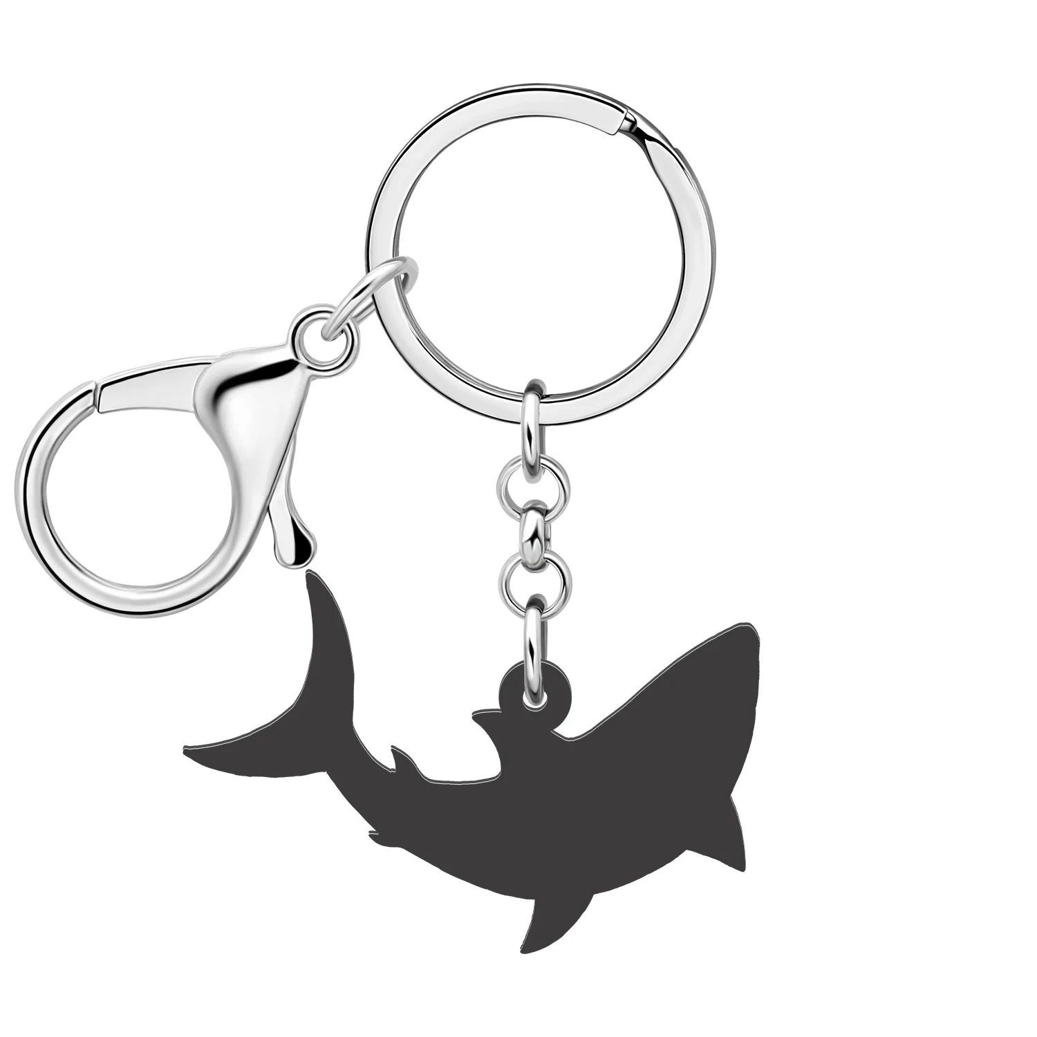 Paul And Shark Personalised Keyring Bonsny Acrylic Ocean Big Shark