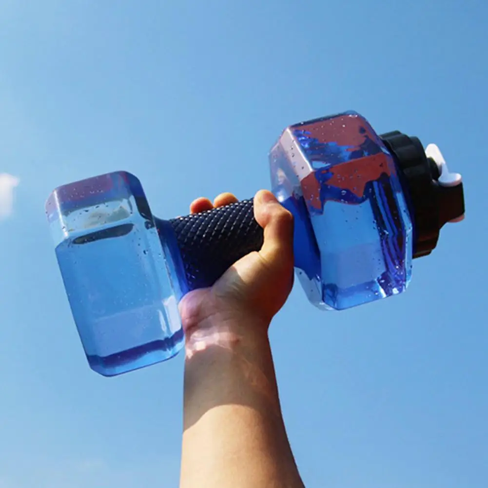 Dumbbell Water Bottle Dual-purpose Water Bottle Portable Dumbbell Sports for Arm Strength Training Home for Workout