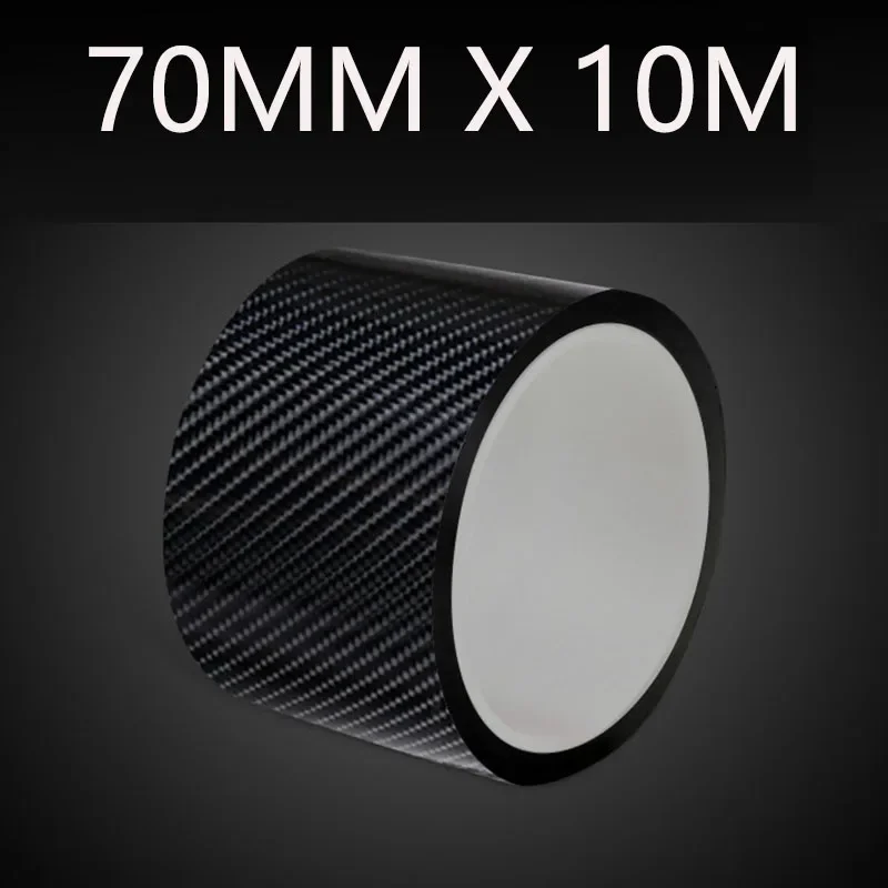 5D Carbon Fiber Car Stickers Protector Car Door Sill Sticker Scratchproof Stickers Protector Auto Bumper Strip Protect Tape