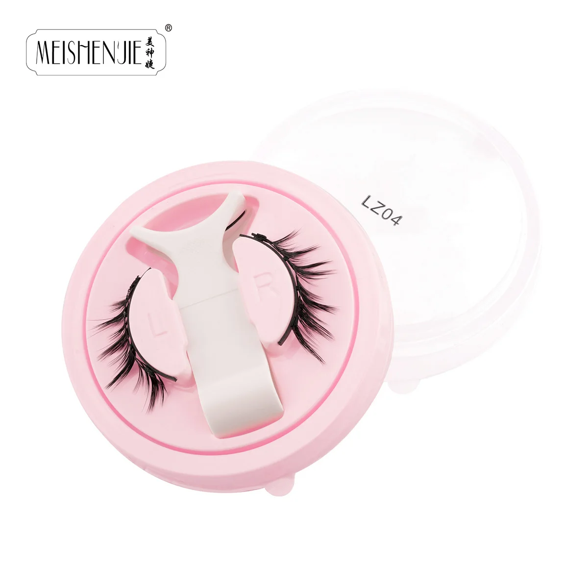 Magnetic Eyelashes Natural Long False Lashes with Tweezer Cosmetics Makeup Tools Reusable Magnetic Eye lashes 1 Pair fake eyelashes