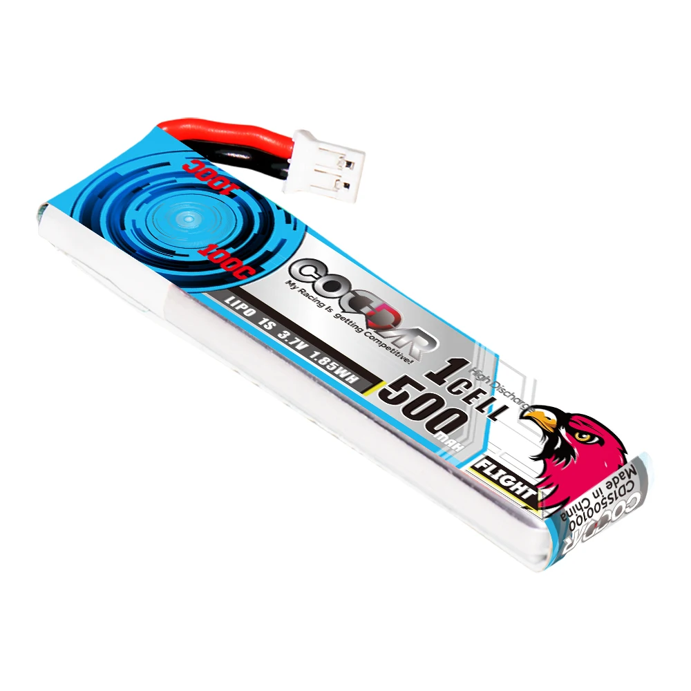 

Eagle Krypton CODDAR 500MAH 1S 3.7V 100C Yinyan 2nd generation mobula7 Huafei lithium battery Whoop